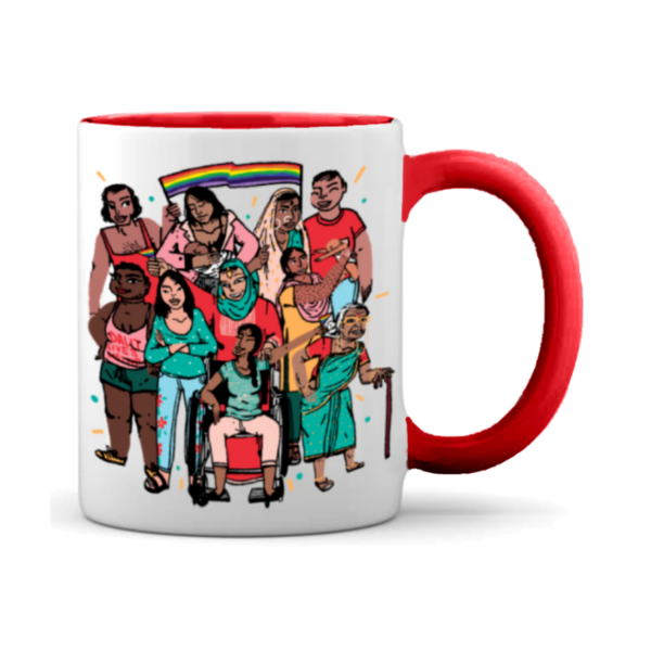Intersectional Feminism—Desi Style! Coffee Mug - Image 3