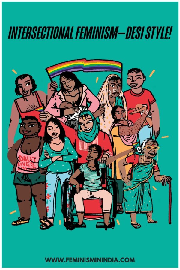Intersectional Feminism—Desi Style! Wall Poster
