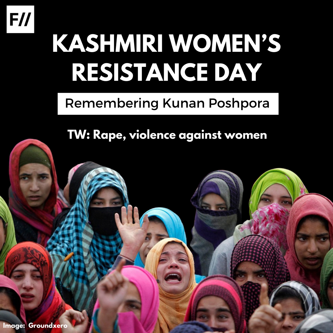 Poster Series: Remembering Kunan Poshpora On Kashmiri Women’s Resistance Day